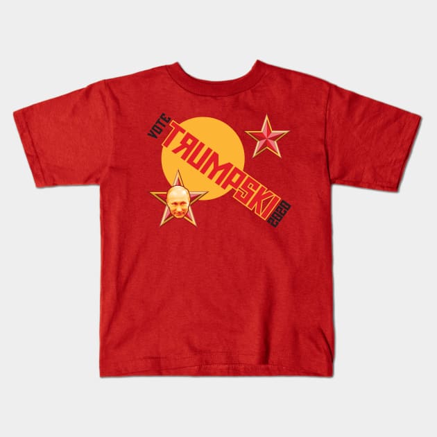 Vote Trump Kids T-Shirt by GraphicGibbon